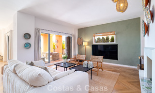Appartement rénové avec vue panoramique sur la mer à vendre dans la Vallée du Golf de Nueva Andalucía, Marbella 806183 