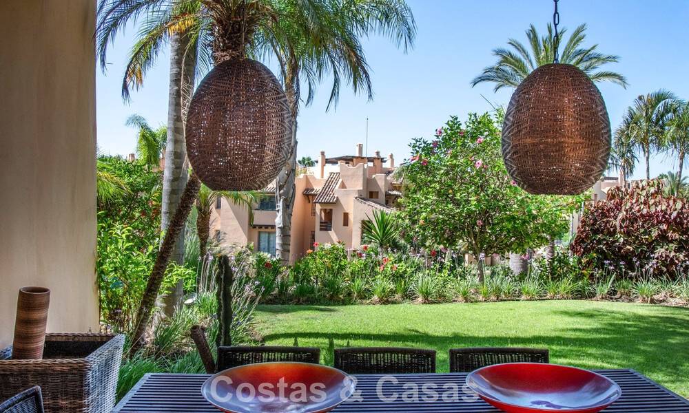 Appartement exclusif en rez-de-chaussée avec jardin privé sur le Golden Mile de Marbella 806194