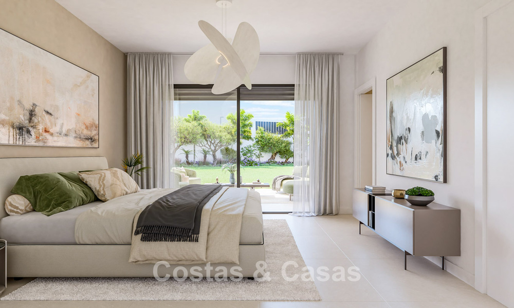 Villas jumelées neuves dans un environnement golfique à Estepona 806429