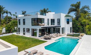Villa familiale moderne neuve avec piscine à vendre sur la New Golden Mile, entre Marbella et Estepona 806643 
