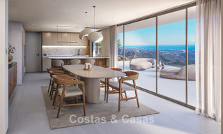 Villa de design avant-gardiste avec vue spectaculaire sur la mer à vendre dans un complexe de golf exclusif dans les collines de Marbella - Benahavís 806658 