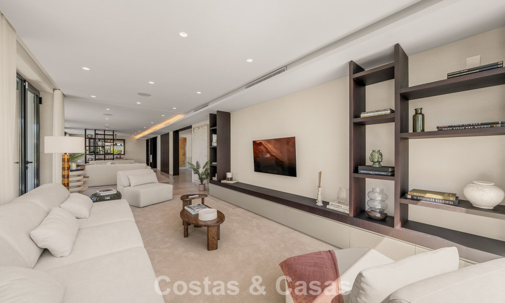 Villa contemporaine de 5 chambres en première ligne de golf à Nueva Andalucía, Marbella 806808
