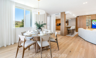 Penthouse de luxe contemporain, entièrement rénové et prêt à vivre, à quelques pas de la plage à Los Monteros, Marbella Est 806574 