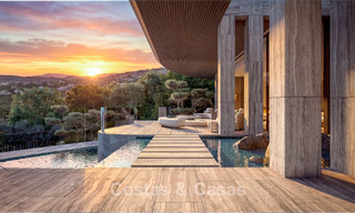 Villa d’architecte avant-gardiste avec vues imprenables sur le golf et la mer à vendre à La Reserva, Sotogrande 806937 
