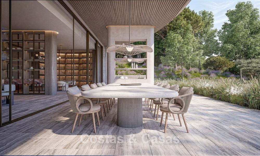 Villa d’architecte avant-gardiste avec vues imprenables sur le golf et la mer à vendre à La Reserva, Sotogrande 806938