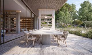 Villa d’architecte avant-gardiste avec vues imprenables sur le golf et la mer à vendre à La Reserva, Sotogrande 806938 