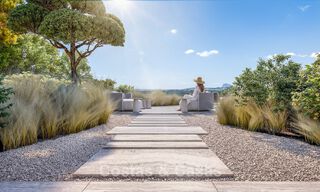 Villa d’architecte avant-gardiste avec vues imprenables sur le golf et la mer à vendre à La Reserva, Sotogrande 806939 