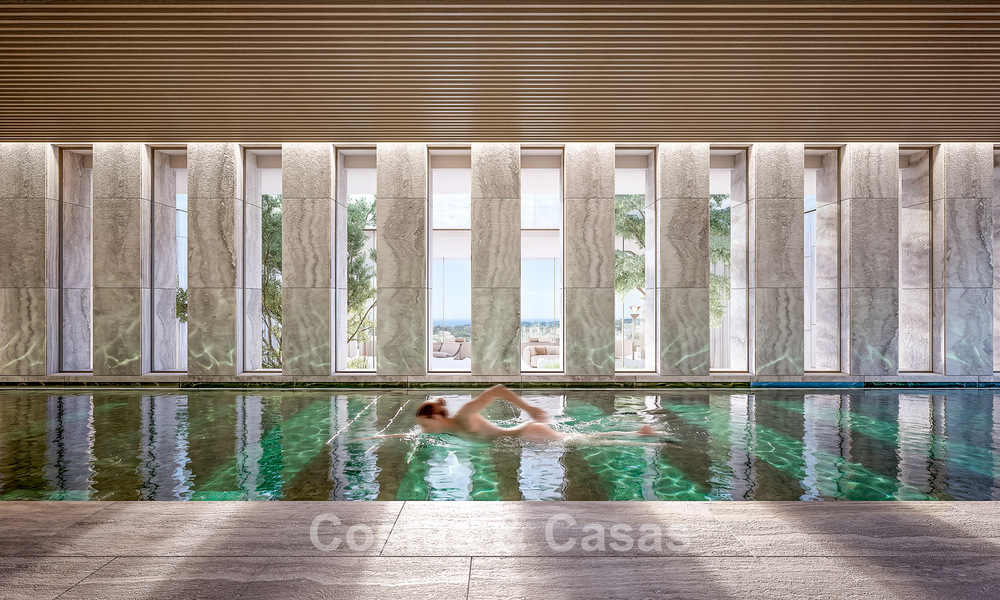 Villa d’architecte avant-gardiste avec vues imprenables sur le golf et la mer à vendre à La Reserva, Sotogrande 806950