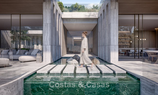 Villa d’architecte avant-gardiste avec vues imprenables sur le golf et la mer à vendre à La Reserva, Sotogrande 806959 