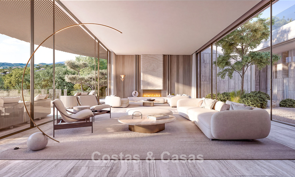 Villa d’architecte avant-gardiste avec vues imprenables sur le golf et la mer à vendre à La Reserva, Sotogrande 806961