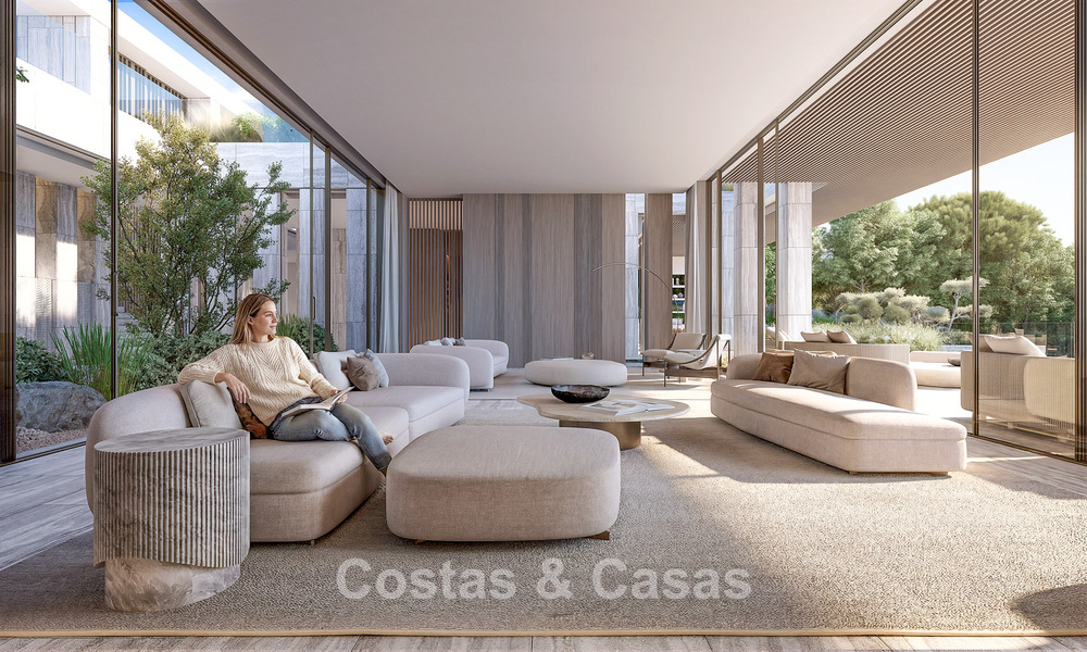 Villa d’architecte avant-gardiste avec vues imprenables sur le golf et la mer à vendre à La Reserva, Sotogrande 806962