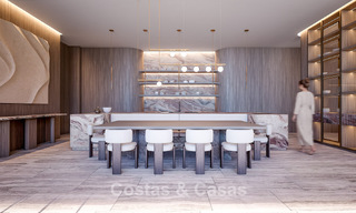 Villa d’architecte avant-gardiste avec vues imprenables sur le golf et la mer à vendre à La Reserva, Sotogrande 806963 