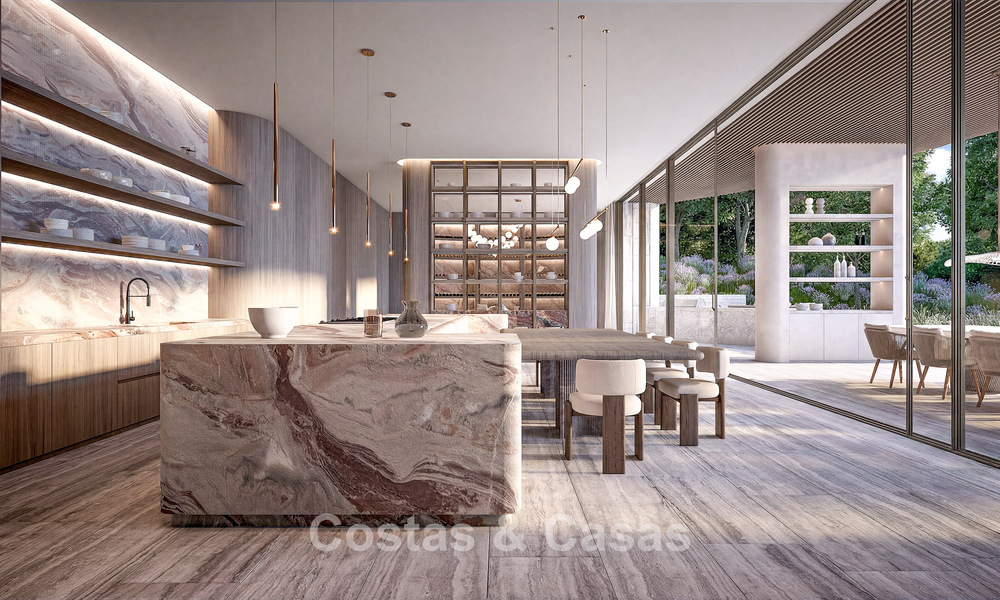 Villa d’architecte avant-gardiste avec vues imprenables sur le golf et la mer à vendre à La Reserva, Sotogrande 806964