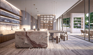 Villa d’architecte avant-gardiste avec vues imprenables sur le golf et la mer à vendre à La Reserva, Sotogrande 806964 