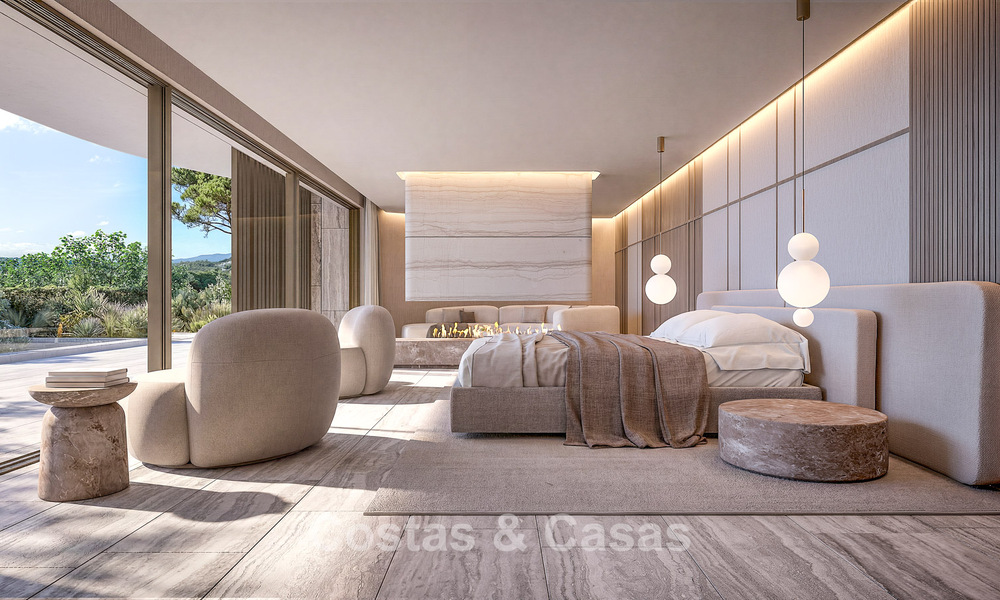 Villa d’architecte avant-gardiste avec vues imprenables sur le golf et la mer à vendre à La Reserva, Sotogrande 806965
