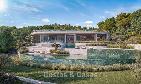 Villa d’architecte avant-gardiste avec vues imprenables sur le golf et la mer à vendre à La Reserva, Sotogrande 806970