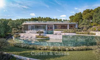 Villa d’architecte avant-gardiste avec vues imprenables sur le golf et la mer à vendre à La Reserva, Sotogrande 806970 