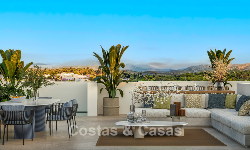 Villa contemporaine neuve à vendre dans la Vallée du Golf de Nueva Andalucía, Marbella 806974