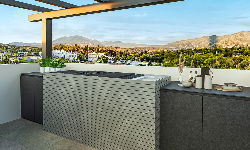 Villa contemporaine neuve à vendre dans la Vallée du Golf de Nueva Andalucía, Marbella 806978