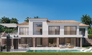Villa contemporaine neuve à vendre dans la Vallée du Golf de Nueva Andalucía, Marbella 806983 