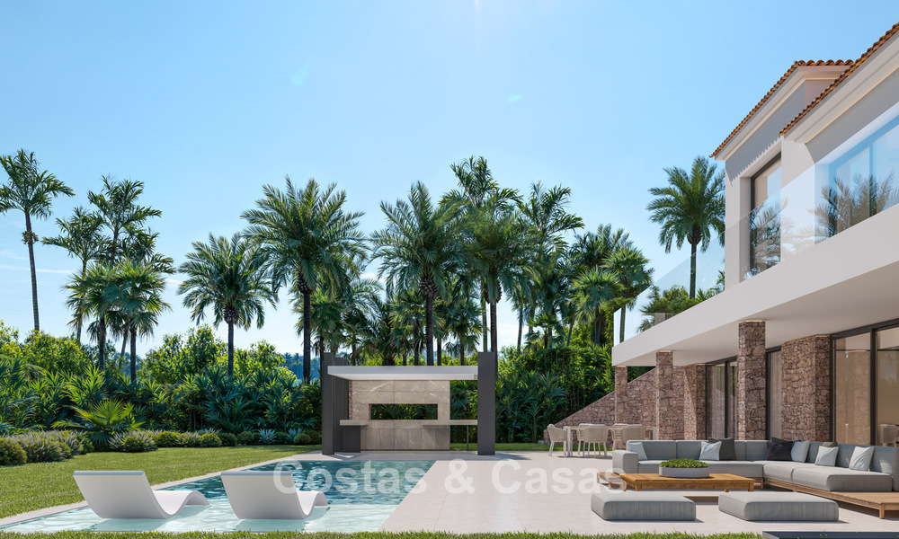 Villa contemporaine neuve à vendre dans la Vallée du Golf de Nueva Andalucía, Marbella 806984