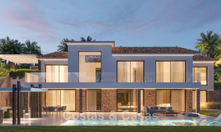 Villa contemporaine neuve à vendre dans la Vallée du Golf de Nueva Andalucía, Marbella 806987 