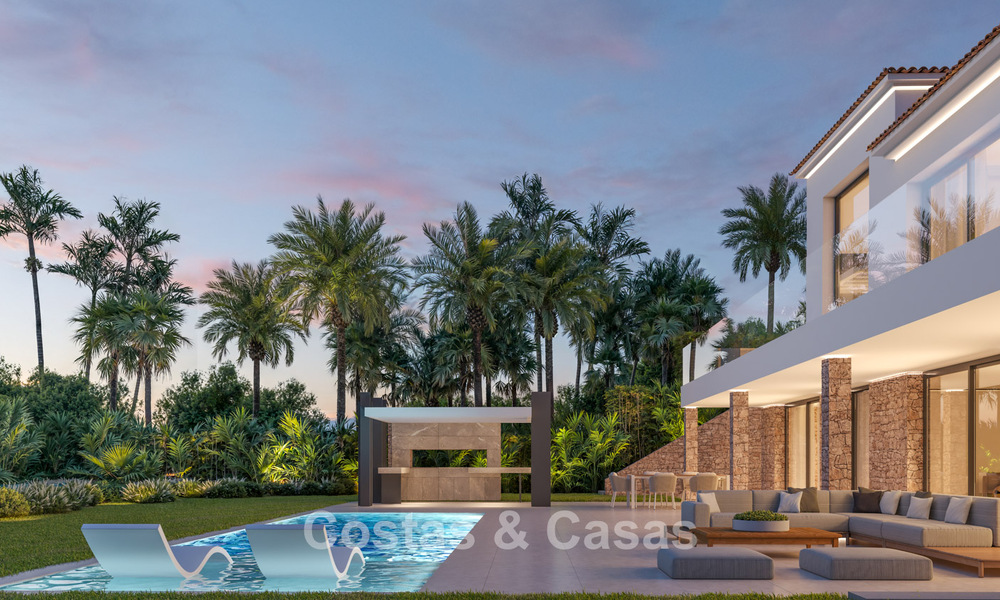 Villa contemporaine neuve à vendre dans la Vallée du Golf de Nueva Andalucía, Marbella 806988