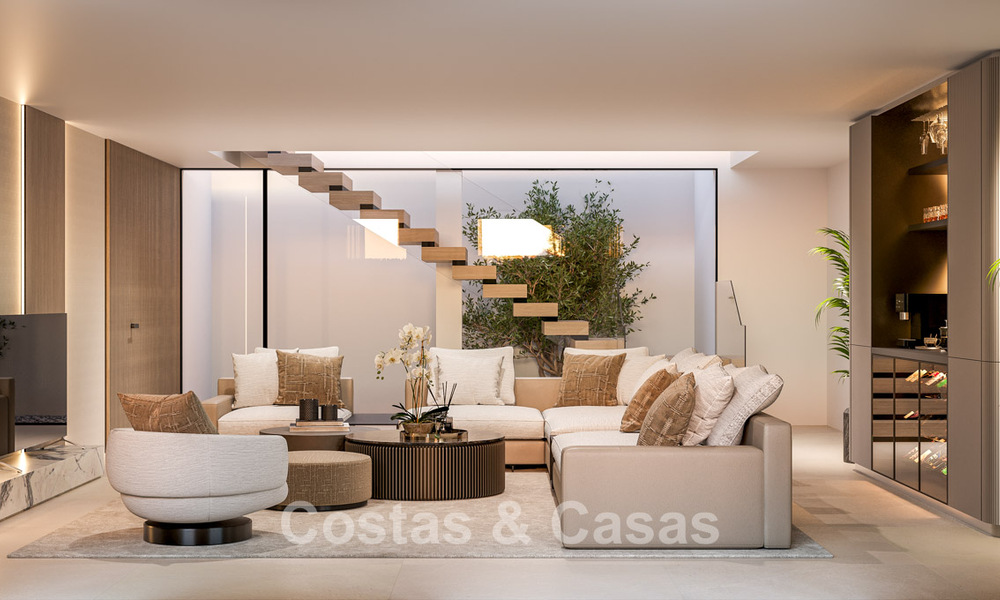 Villa contemporaine neuve à vendre dans la Vallée du Golf de Nueva Andalucía, Marbella 806989