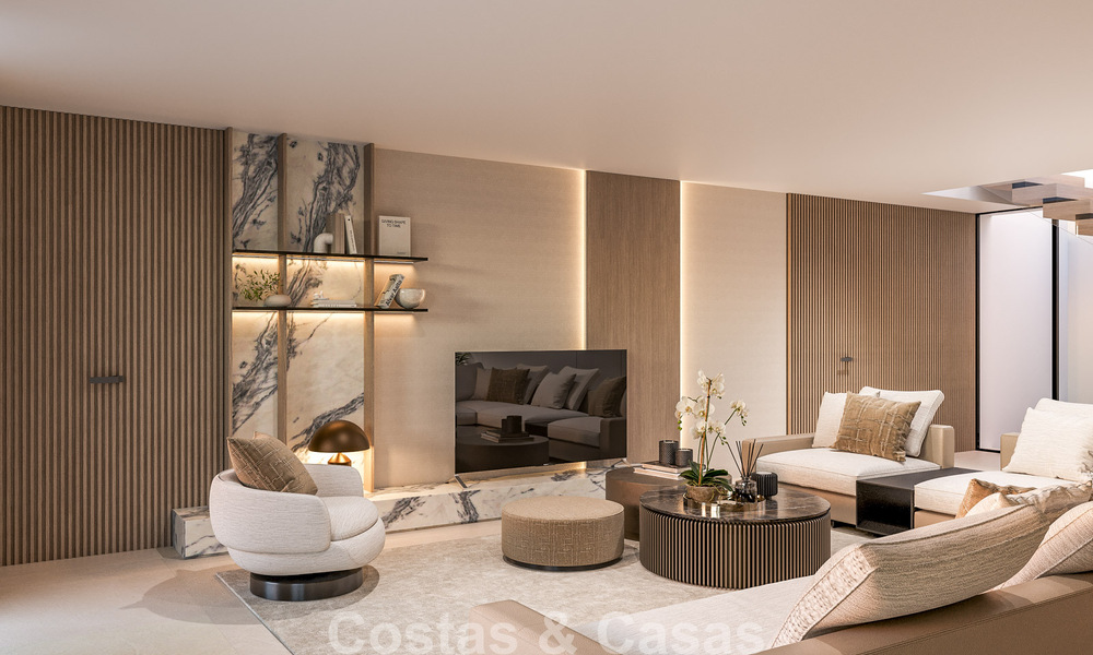 Villa contemporaine neuve à vendre dans la Vallée du Golf de Nueva Andalucía, Marbella 806990