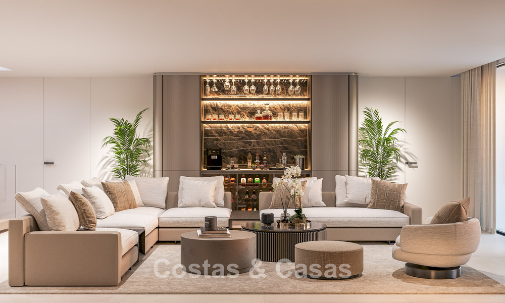 Villa contemporaine neuve à vendre dans la Vallée du Golf de Nueva Andalucía, Marbella 806992