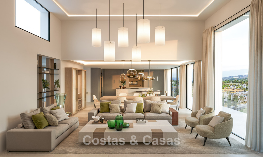 Villa contemporaine neuve à vendre dans la Vallée du Golf de Nueva Andalucía, Marbella 806997