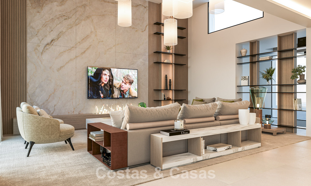 Villa contemporaine neuve à vendre dans la Vallée du Golf de Nueva Andalucía, Marbella 806999