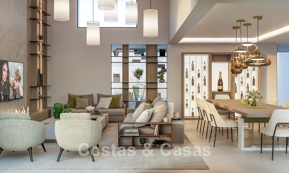Villa contemporaine neuve à vendre dans la Vallée du Golf de Nueva Andalucía, Marbella 807002