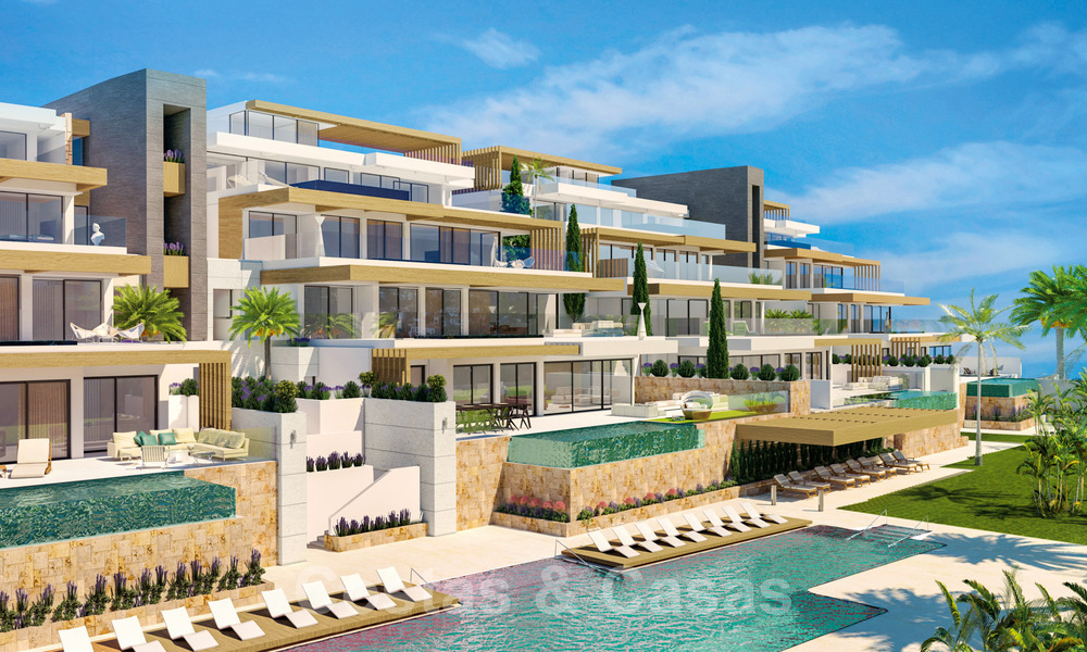Spacieux appartement avec jardin et piscine privée à vendre dans un complexe résidentiel sécurisé à Benahavís – Marbella 806740