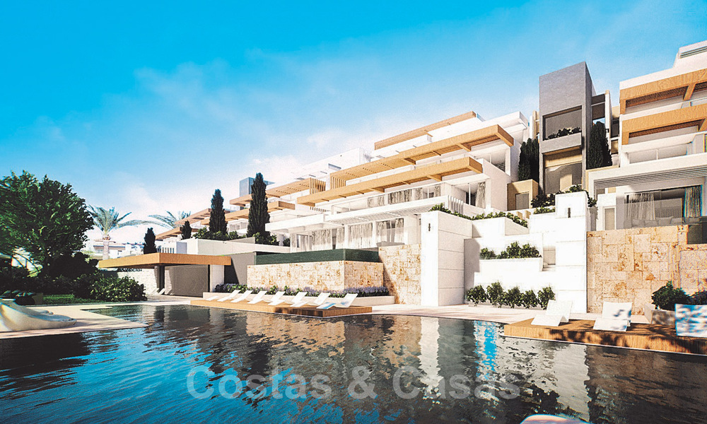 Spacieux appartement avec jardin et piscine privée à vendre dans un complexe résidentiel sécurisé à Benahavís – Marbella 806742