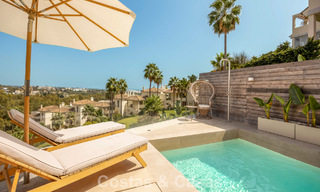 Appartement élégant rénové avec vue panoramique à vendre à Nueva Andalucía, Marbella 807130 