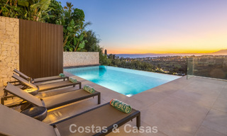 Villa de luxe ultramoderne neuve avec vue panoramique sur la mer à vendre dans l’Est de Marbella 807466 