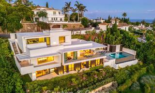 Villa de luxe ultramoderne neuve avec vue panoramique sur la mer à vendre dans l’Est de Marbella 807468 