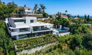 Villa de luxe ultramoderne neuve avec vue panoramique sur la mer à vendre dans l’Est de Marbella 807491 