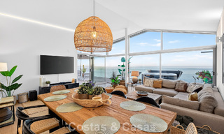 Penthouse d’angle exclusif avec vue panoramique sur la mer à vendre à El Higueron, Benalmádena, Costa del Sol 807396 
