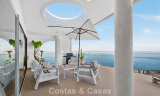 Penthouse d’angle exclusif avec vue panoramique sur la mer à vendre à El Higueron, Benalmádena, Costa del Sol 807398 