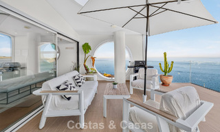 Penthouse d’angle exclusif avec vue panoramique sur la mer à vendre à El Higueron, Benalmádena, Costa del Sol 807399 