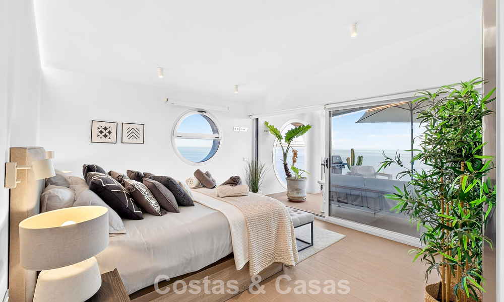 Penthouse d’angle exclusif avec vue panoramique sur la mer à vendre à El Higueron, Benalmádena, Costa del Sol 807407