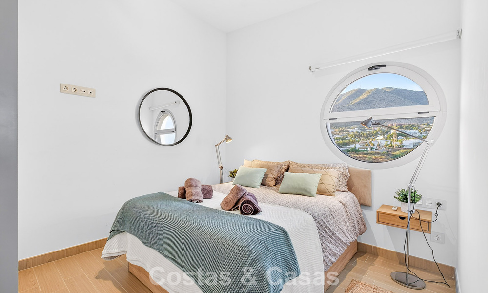 Penthouse d’angle exclusif avec vue panoramique sur la mer à vendre à El Higueron, Benalmádena, Costa del Sol 807412