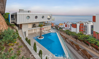 Penthouse d’angle exclusif avec vue panoramique sur la mer à vendre à El Higueron, Benalmádena, Costa del Sol 807417 