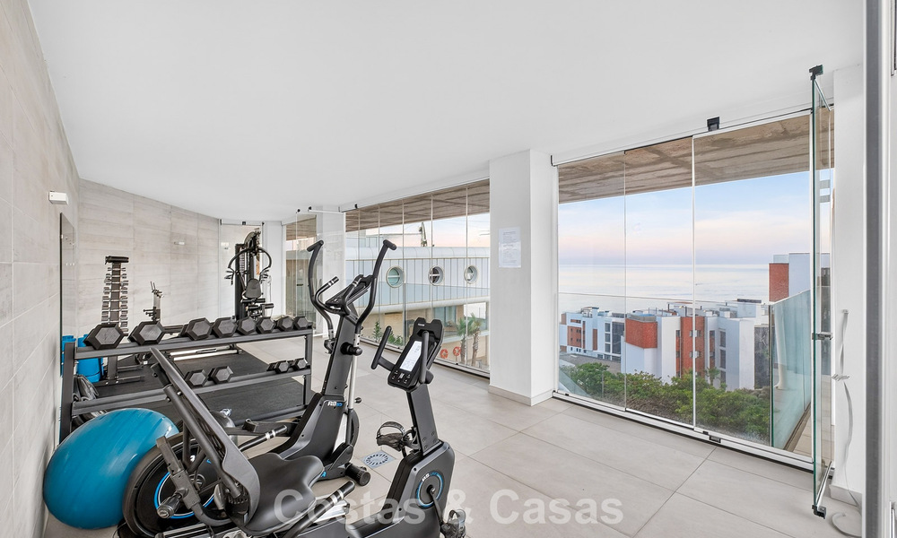 Penthouse d’angle exclusif avec vue panoramique sur la mer à vendre à El Higueron, Benalmádena, Costa del Sol 807419