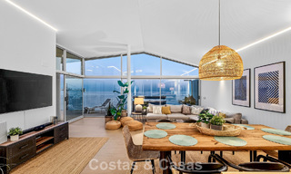 Penthouse d’angle exclusif avec vue panoramique sur la mer à vendre à El Higueron, Benalmádena, Costa del Sol 807421 