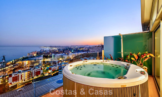 Penthouse d’angle exclusif avec vue panoramique sur la mer à vendre à El Higueron, Benalmádena, Costa del Sol 807432 
