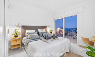 Élégant appartement d’angle avec vue imprenable sur la mer à vendre à El Higuerón, Fuengirola, Costa del Sol 807553 