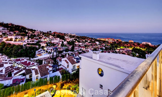 Élégant appartement d’angle avec vue imprenable sur la mer à vendre à El Higuerón, Fuengirola, Costa del Sol 807576 